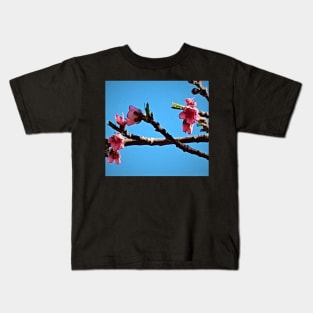 Peach Blossoms Kids T-Shirt